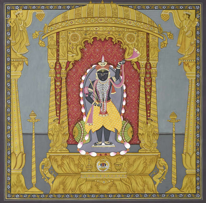 Shrinathji - 35, Nemichand, Ethnic Art - Artisera