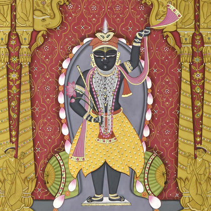 Shrinathji - 35, Nemichand, Ethnic Art - Artisera