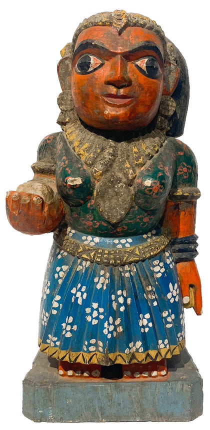 Chikku (Female Attendant), , Balaji's Antiques and Collectibles - Artisera