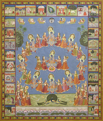 Raas Leela - 15, Nemichand, Ethnic Art - Artisera