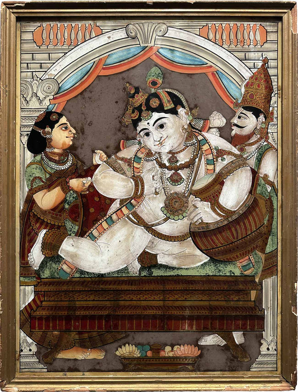 Bala Krishna - 05, , Balaji Reverse Glass - Artisera