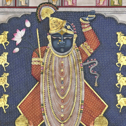 Shrinathji Darshan - 22, Nemichand, Ethnic Art - Artisera