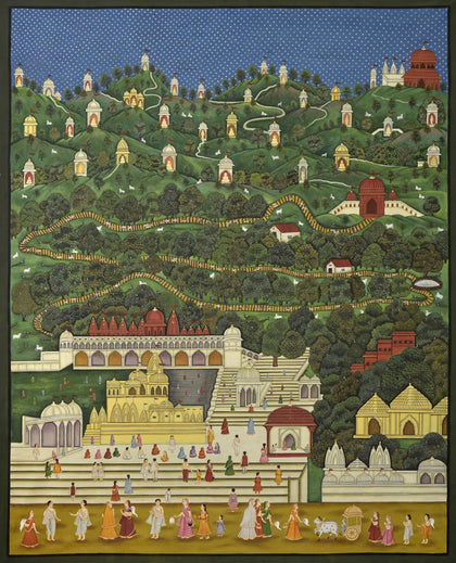 Shri Sammed Shikharji, Nemichand, Ethnic Art - Artisera