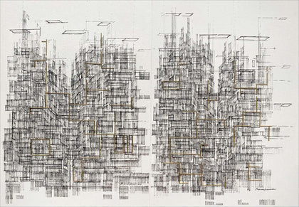 City: Moods and Metaphors 36, Praveen Kumar, Internal - Artisera