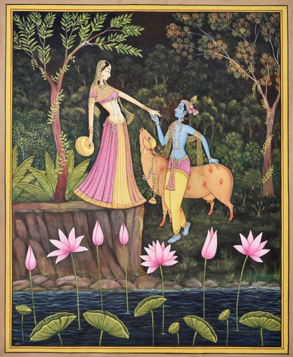 Radha Krishna - 13, Pushkar Lohar, Ethnic Art - Artisera