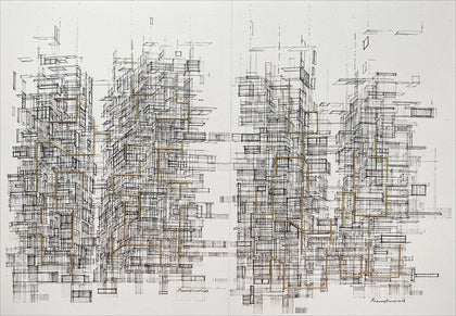 City: Moods and Metaphors 37, Praveen Kumar, Internal - Artisera