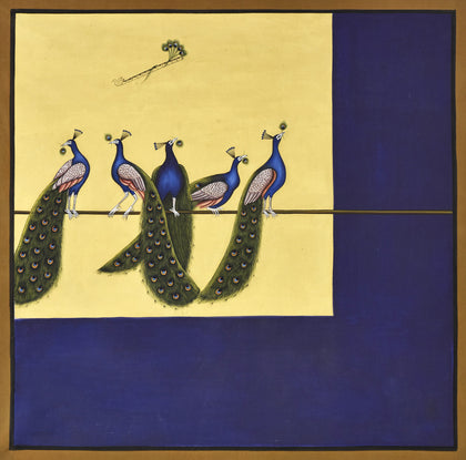Peacocks - 04, Nemichand, Ethnic Art - Artisera
