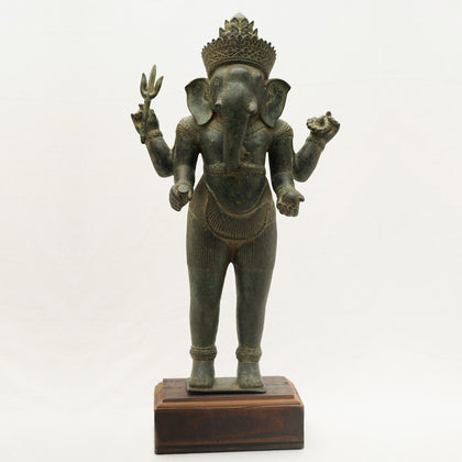 Khmer Bayon Style Ganesha, , Ethnic Art Collectibles - Artisera