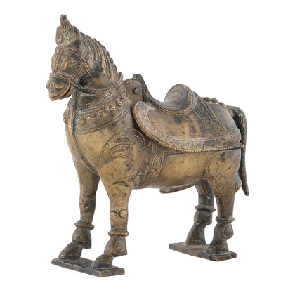 Horse with Saddle, , Rani Arts & Teak - Artisera