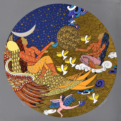 The Golden Womb - 3, Seema Kohli, Archer Art Gallery - Artisera