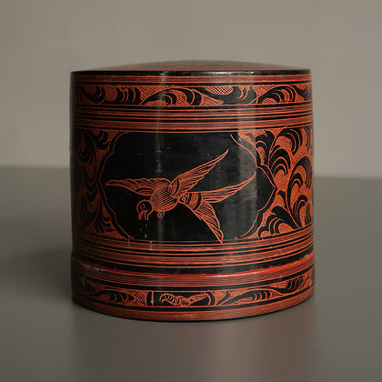 Burmese Lacquer Betel Box 06, , Burmese Lacquerware - Artisera