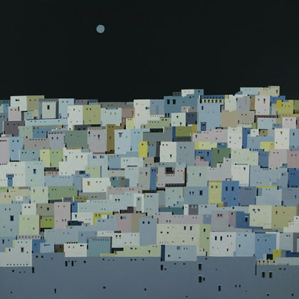 The Blue Cube: Unraveling a City 04, Madan Pawar, Internal - Artisera