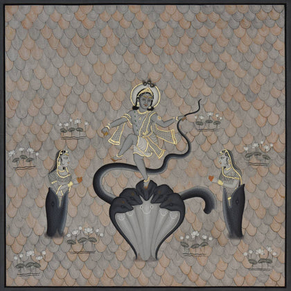 Krishna and Kaliya, , Ethnic Art - Artisera