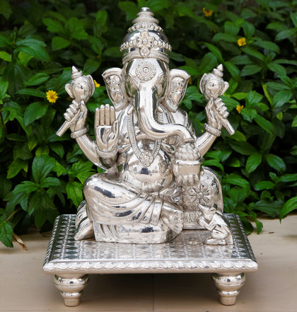 Ganesha Bhupati, , Silver Showpieces - Artisera