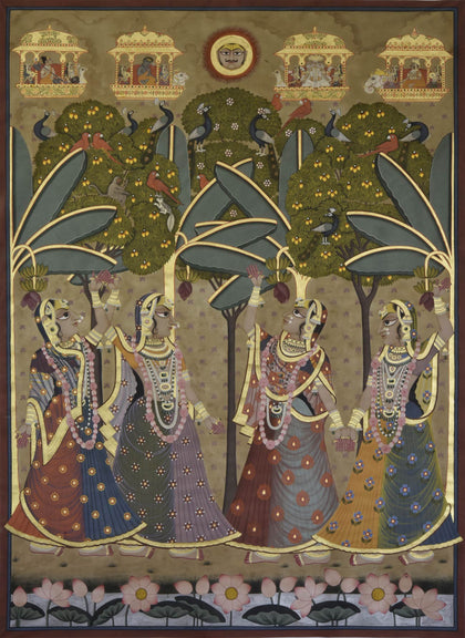 Gopis - 08, Nitin and Nilesh Sharma, Ethnic Art - Artisera