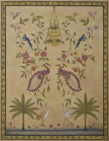 Peacocks and Other Birds, Pushkar Lohar, Ethnic Art - Artisera