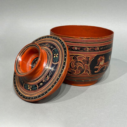 Burmese Lacquer Water Bowl, , Burmese Lacquerware - Artisera