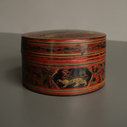 Burmese Lacquer Betel Box 09, , Burmese Lacquerware - Artisera