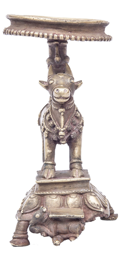 Nandi Pooja Pedestal, , Balaji's Antiques and Collectibles - Artisera