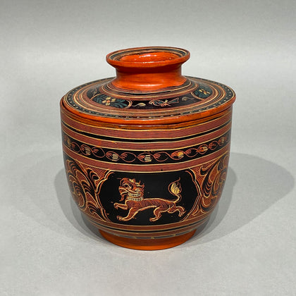 Burmese Lacquer Water Bowl, , Burmese Lacquerware - Artisera