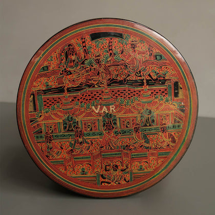 Burmese Lacquer Betel Box 10, , Burmese Lacquerware - Artisera
