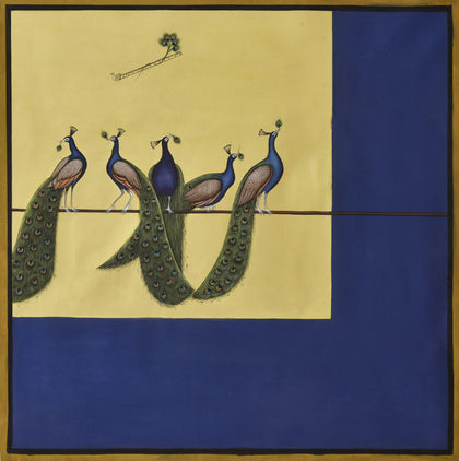 Peacocks - 03, Nemichand, Ethnic Art - Artisera