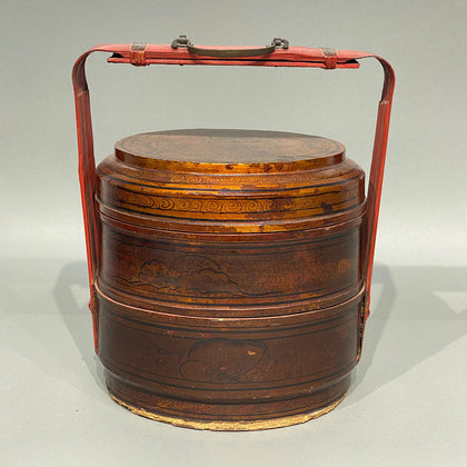 Burmese Lacquer Tiffin Carrier, , Burmese Lacquerware - Artisera