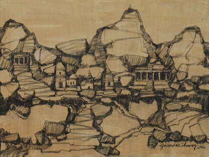 Hampi Landscape 18, Gurudas Shenoy, Internal - Artisera