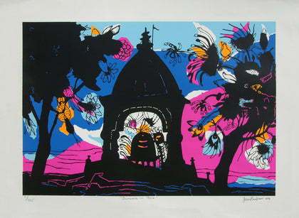 Banaras in Pink, Manu Parekh, Archer Art Gallery - Artisera