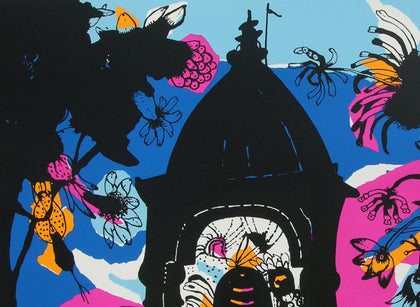 Banaras in Pink, Manu Parekh, Archer Art Gallery - Artisera