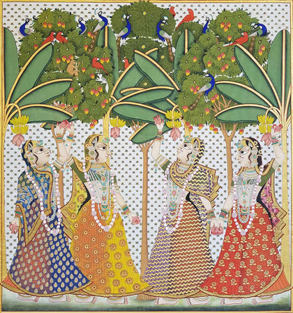 Gopis - 03, Nitin and Nilesh Sharma, Ethnic Art - Artisera