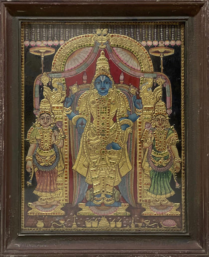 Vishnu with Sridevi and Bhudevi, , Mriya Arts - Artisera