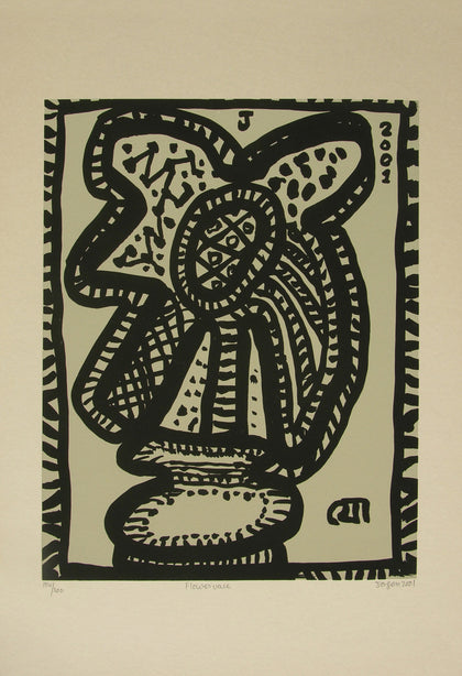 Flower Vase, Jogen Chowdhury, Archer Art Gallery - Artisera