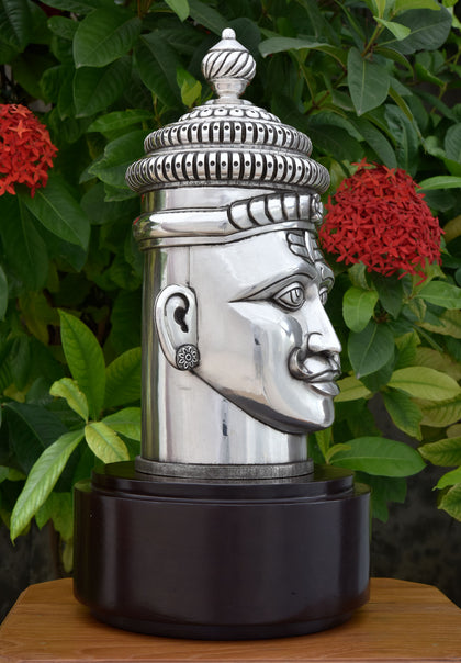 Shiva Head 5, , Silver Showpieces - Artisera