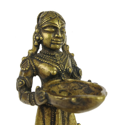 Indo Islamic Style Deepalakshmi, , Ritual Lamps - Artisera