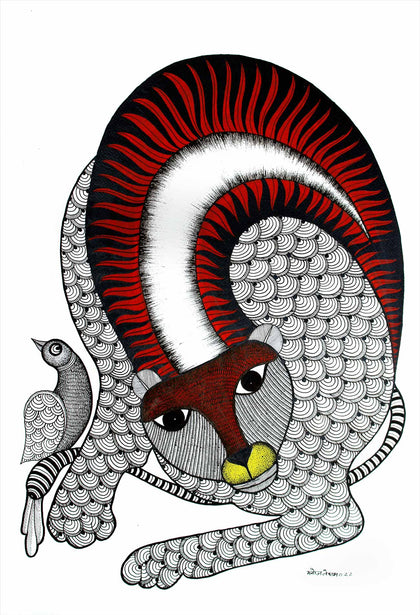 Gond - Untitled 109, Manoj Tekam, Arts of the Earth - Artisera
