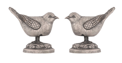 Pair of Silver Birds, , Rani Arts & Teak - Artisera