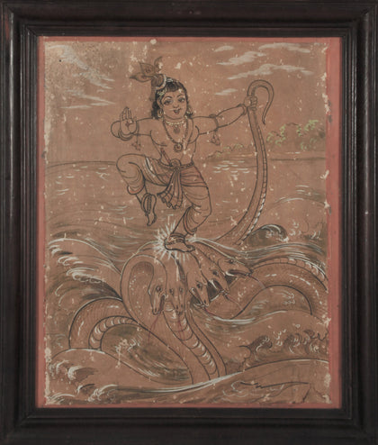 Kalinga Mardhana Krishna, , Mysore Paintings - Artisera