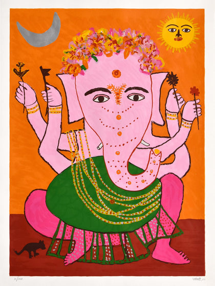 Bal Ganesh, Madhvi Parekh, Archer Art Gallery - Artisera