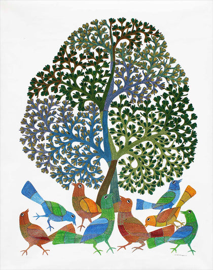 Gond - Untitled 92, Gariba Singh Tekam, Arts of the Earth - Artisera