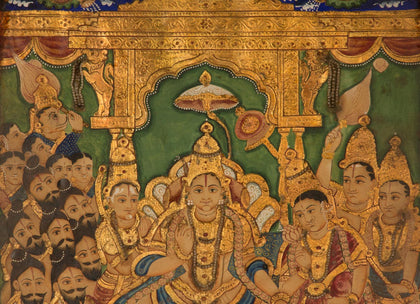 Rama Pattabhishekam, , Mysore Paintings - Artisera