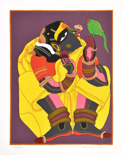 Woman in Yellow, Thota Vaikuntam, Archer Art Gallery - Artisera