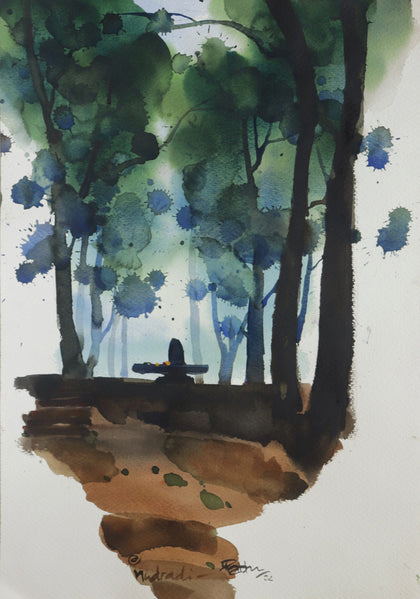 Mudradi Forest Silhouette, Prashant Prabhu, Internal - Artisera