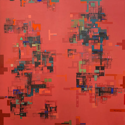 City: Moods and Metaphors 11, Praveen Kumar, Internal - Artisera
