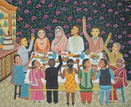 Wedding Feast, Nayanaa Kanodia, Archer Art Gallery - Artisera