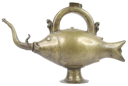 Fish Aquamanile (Water Vessel), , Balaji's Antiques and Collectibles - Artisera