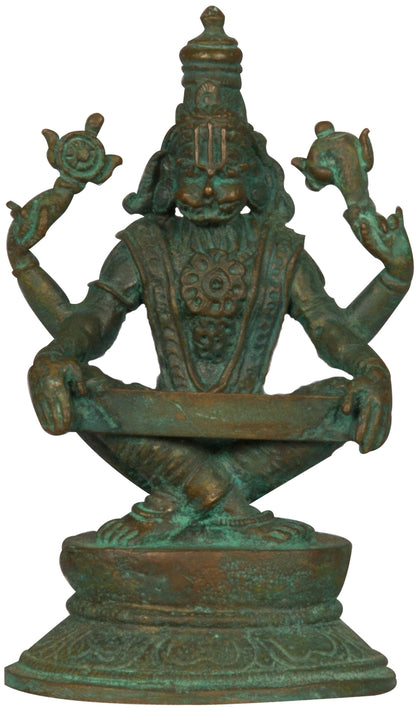 Yoga Narasimha, , Lost Wax Bronze Sculptures - Artisera