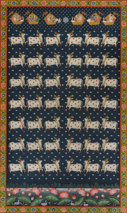 Group of Cows - 04, Nitin and Nilesh Sharma, Ethnic Art - Artisera