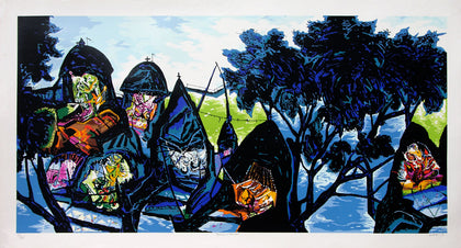 Banaras in Monsoon, Manu Parekh, Archer Art Gallery - Artisera