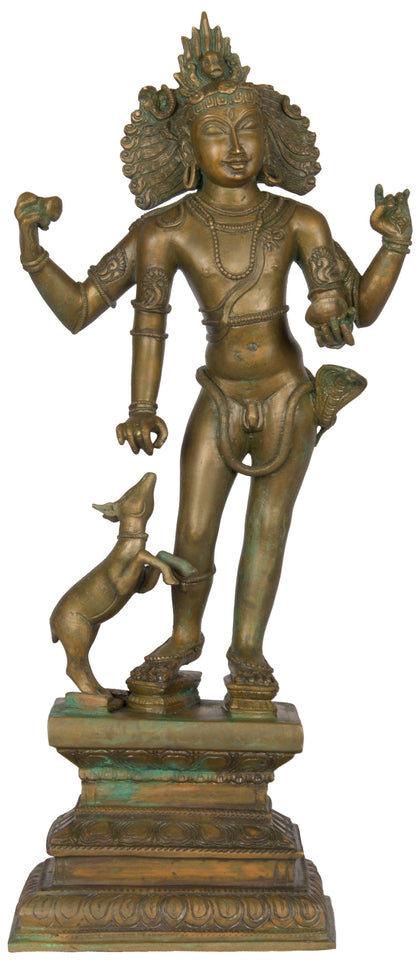 Bhikshatana - II, , Lost Wax Bronze Sculptures - Artisera